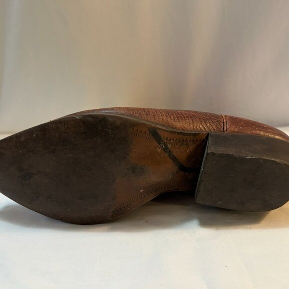 Nine West Romnee Leather Cowboy Boot Womens size 9.5 M - Picture 4 of 10